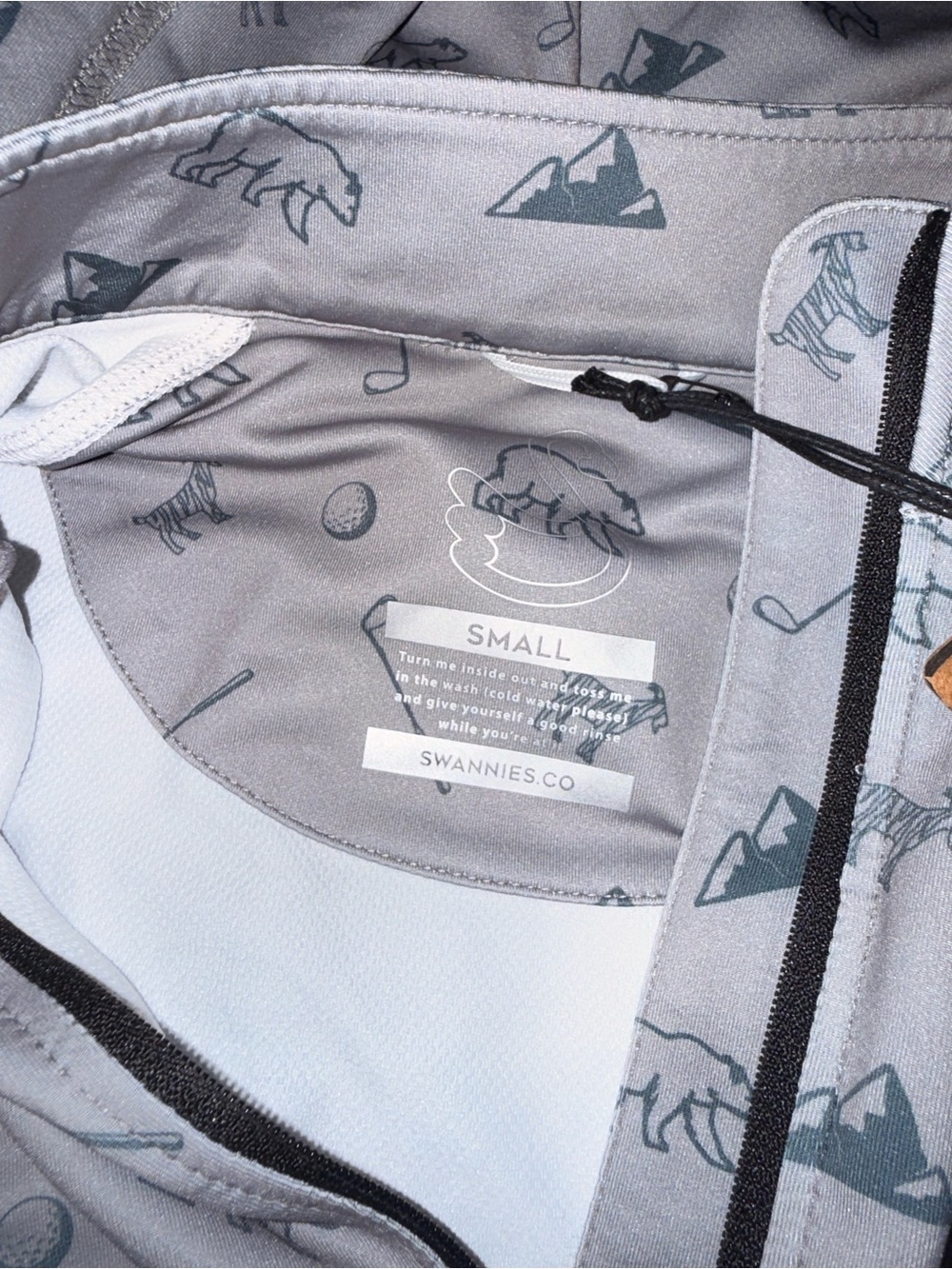 Sundays Best Men's Light Gray Printed Pullover Hoodie - Picture 5 of 5